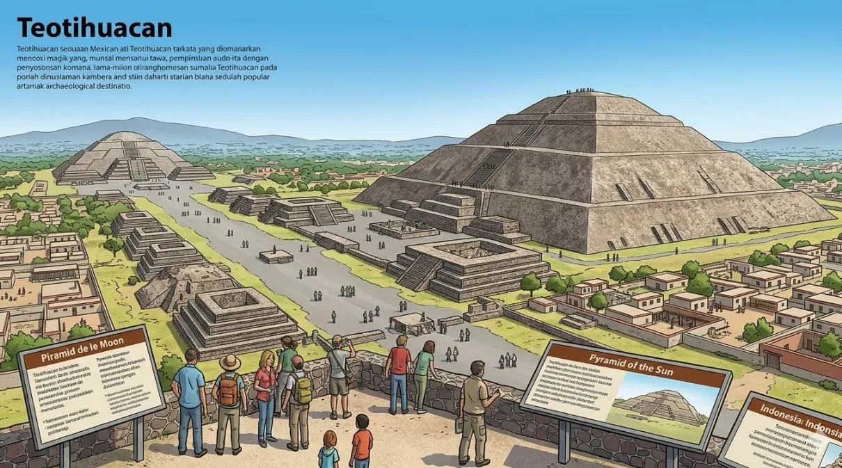 Sains & Budaya: Temuan Baru di Piramida Teotihuacan Meksiko Ungkap Rahasia Peradaban Kuno