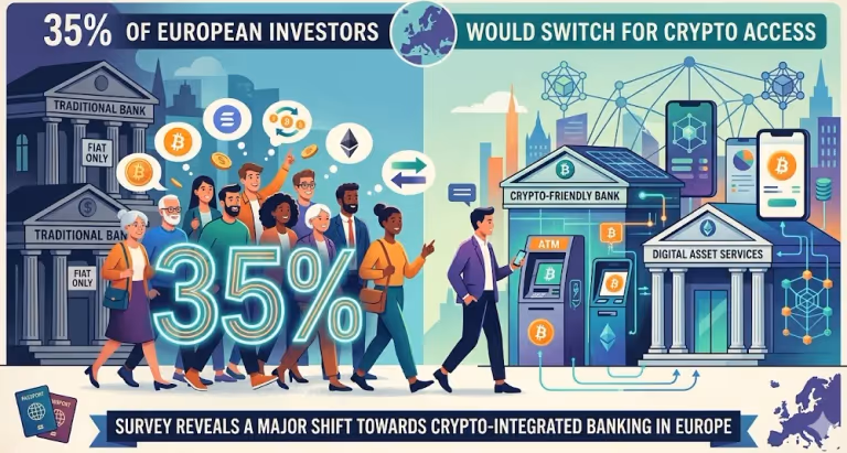 Ekonomi: Sepertiga Investor Eropa Siap Tinggalkan Bank Tradisional demi Akses Aset Kripto